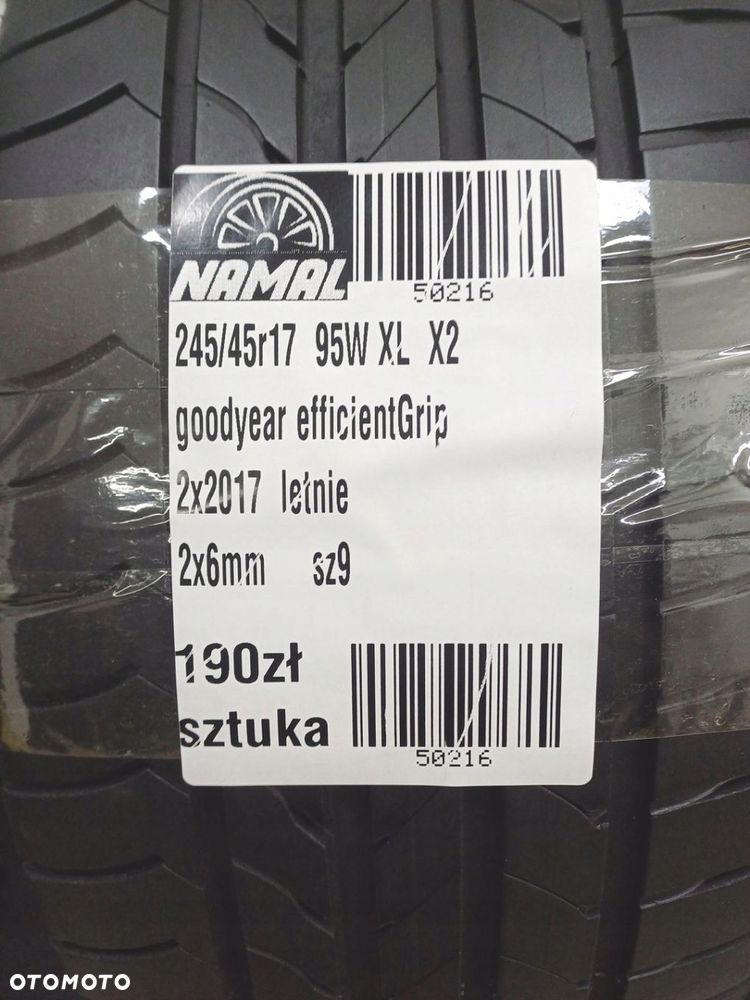 245/45R17 goodyear 2017 opony letnie 6mm 50216 - 7