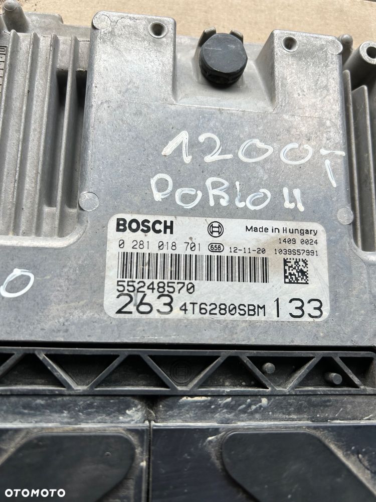 Fiat Doblo II sterownika silnika 0281018701 komputer 2.0 diesel - 2