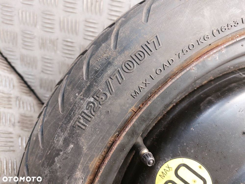 KOŁO DOJAZDOWE DOJAZDÓWKA TOYOTA AVENSIS T25 2170600 5x100 125/70R17 - 2