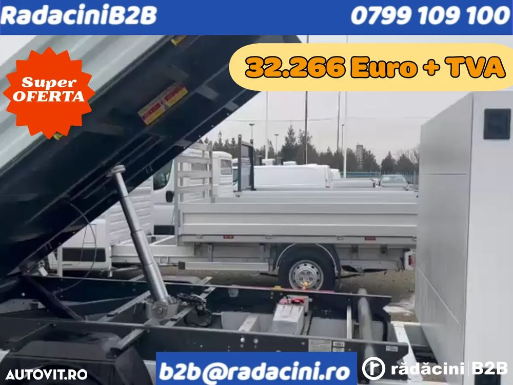 Citroën Jumper + bena basculabila trilateral + Box unelte - 13