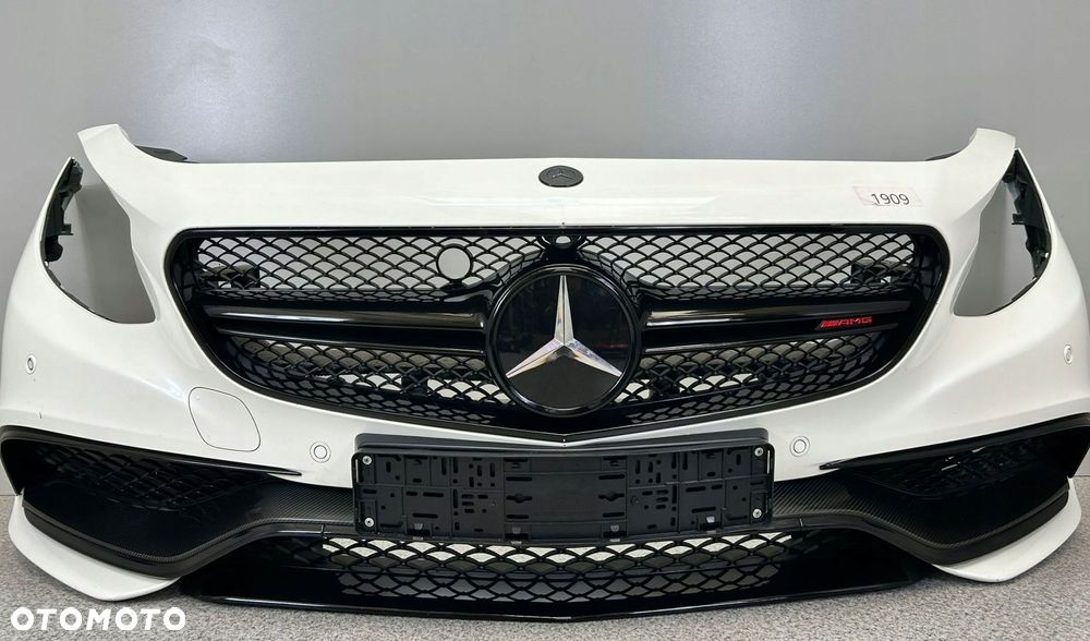 MERCEDES S KLASA COUPE W217 63 S63 AMG ZDERZAK PRZÓD CARBON BLACK - 1