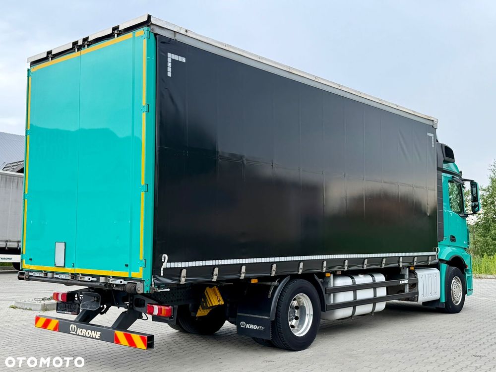 Mercedes-Benz ACTROS 1845 / FIRANKA / 18 EUROPALET / ALUSY / 8 000 KG ŁADOWNOŚCI / 2018 ROK / SPROWADZONY / AUTOMAT / SYPIALKA / EURO 6 - 4