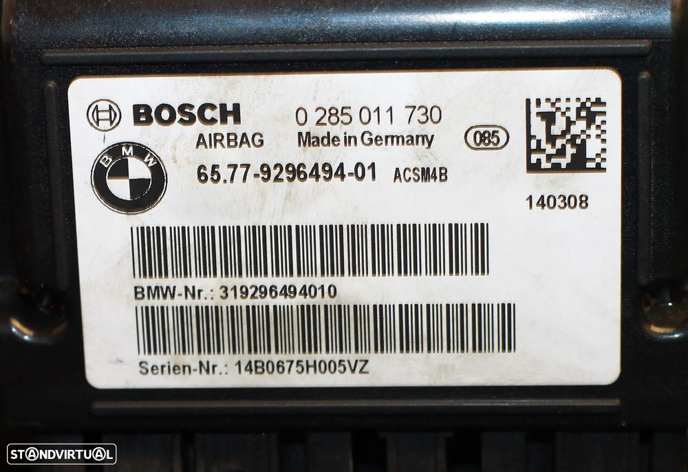 CENTRALINA DE AIRBAG BMW F30 - 5