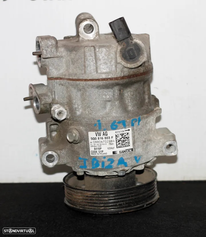 COMPRESSOR AC SEAT IBIZA V 1.6 TDI - 2
