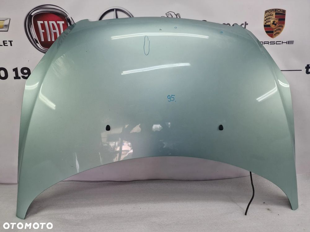 PEUGEOT 307 02- ŁADNA MASKA , KOLOR JASNOZIELONY  , NR AUKCJI NM95 - 1