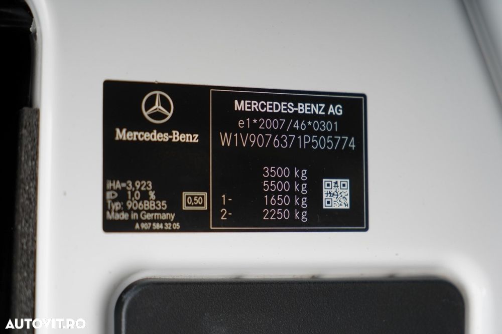 Mercedes-Benz SPRINTER 315 CDI / MAXI / 4,8 m TINĂ / PANEL / IMPORTAT / EURO 6 - 36