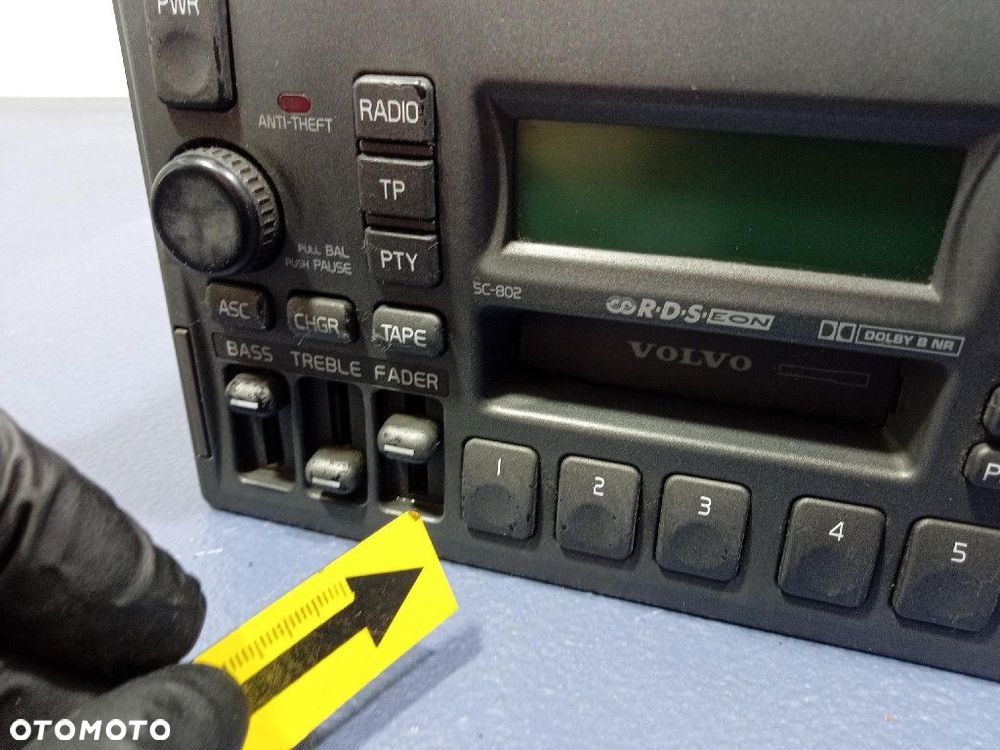 VOLVO V70 I S70 97- RADIO KASETOWE FABRYCZNE OEM SC-802 3533962 - 11