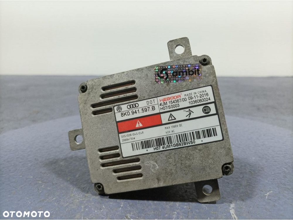 SKODA SUPERB III MODUŁ PRZETWORNICA ŚWIATEŁ XENON 8K0941597B - 1