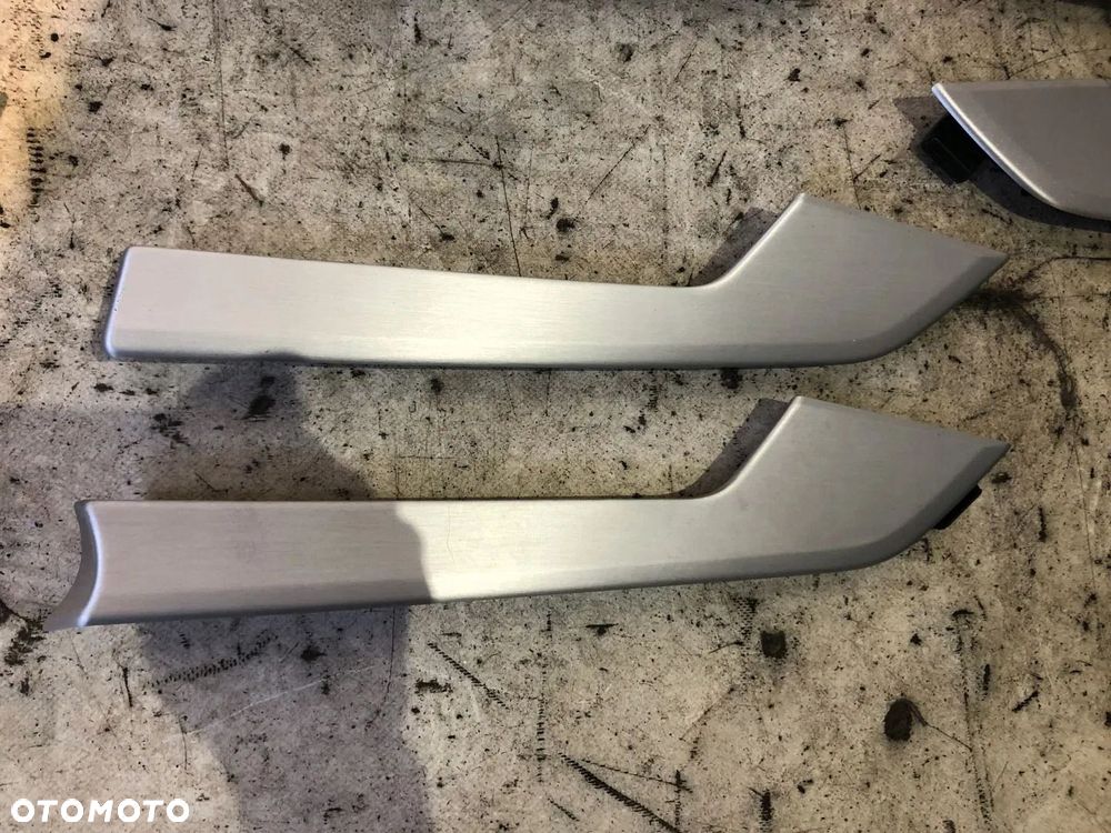 DEKORY WNĘTRZA AUDI A4 B9 SZCZOTKOWANE ALUMINIUM - 11