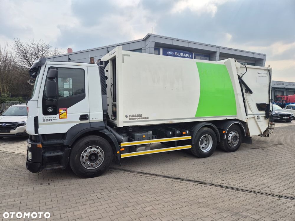 Iveco Stralis 330 EEV+ / FAUN VARIOPRESS 11 / PO SERWISIE / 1WŁ / BEZWYPADKOWY / MOCNA SKRZYNIA / MOŻLIWOŚĆ SAMEJ RAMY - 13