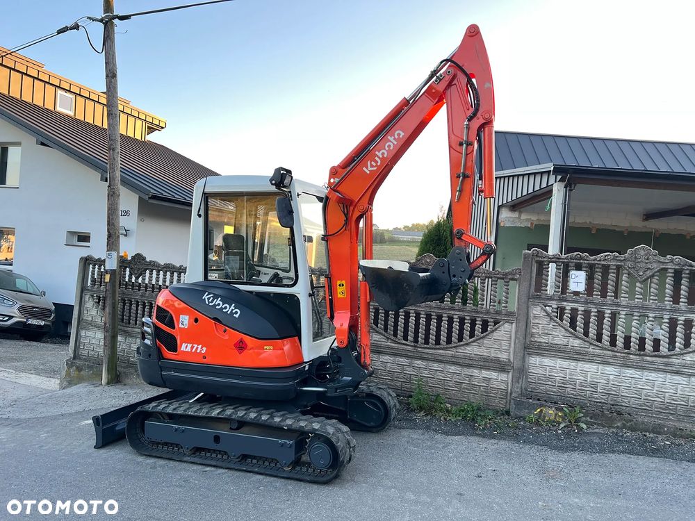 Kubota KX 71-3 * Minikoparka Kubota KX71 * 3 Tony * Stan Bardzo Dobry * Silnik 4 Cylindry * - 11
