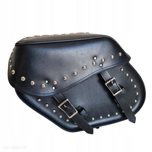 CHOPPER KUFER SAKWA TORBA BOCZNA SKÓRZANA - 1
