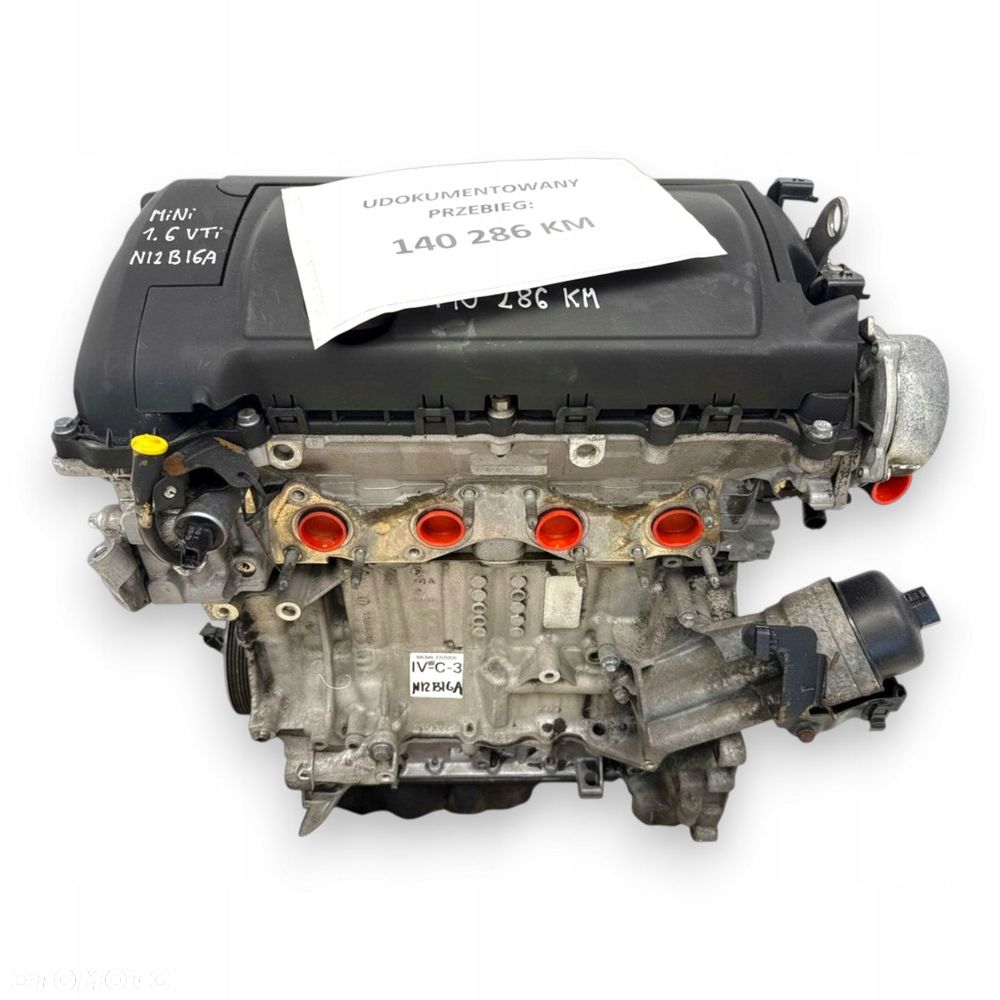 SILNIK N12B16A Mini Cooper R55 R56 R57 1.6 16V VTI N12B16 140 286km - 1