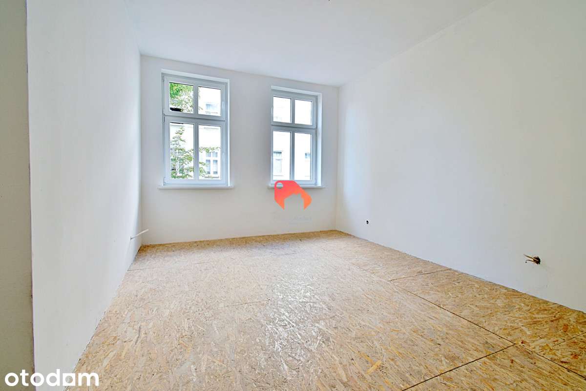 3 pokoje w stanie deweloperskim, śródmieście