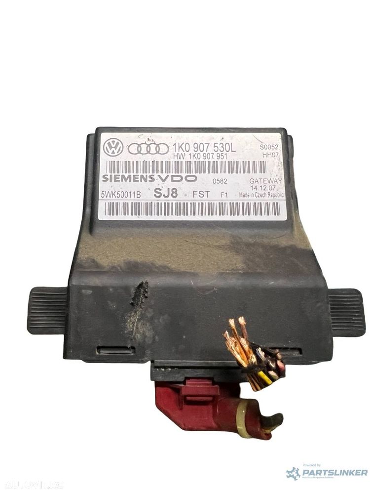 Modul de control pentru gateway VOLKSWAGEN GOLF V 1K1 2003 - 2009 SIEMENS 5WK50011B 1K0907530L - 1