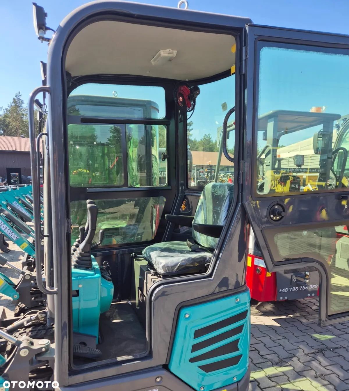 Inny CARTER CT12K Ramię Skrętne KABINA 1200kg PREMIUM 3 łyżki - 12