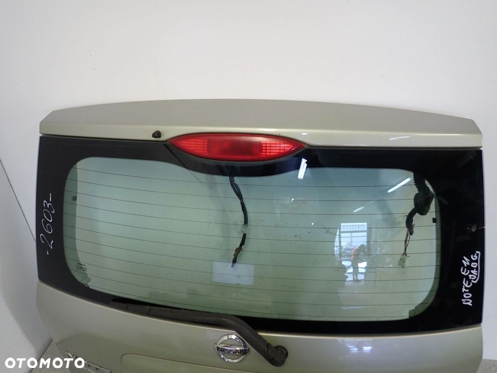 NISSAN NOTE E11 06-12 KLAPA BAGAŻNIKA SZYBA TYLNA JAB - 5