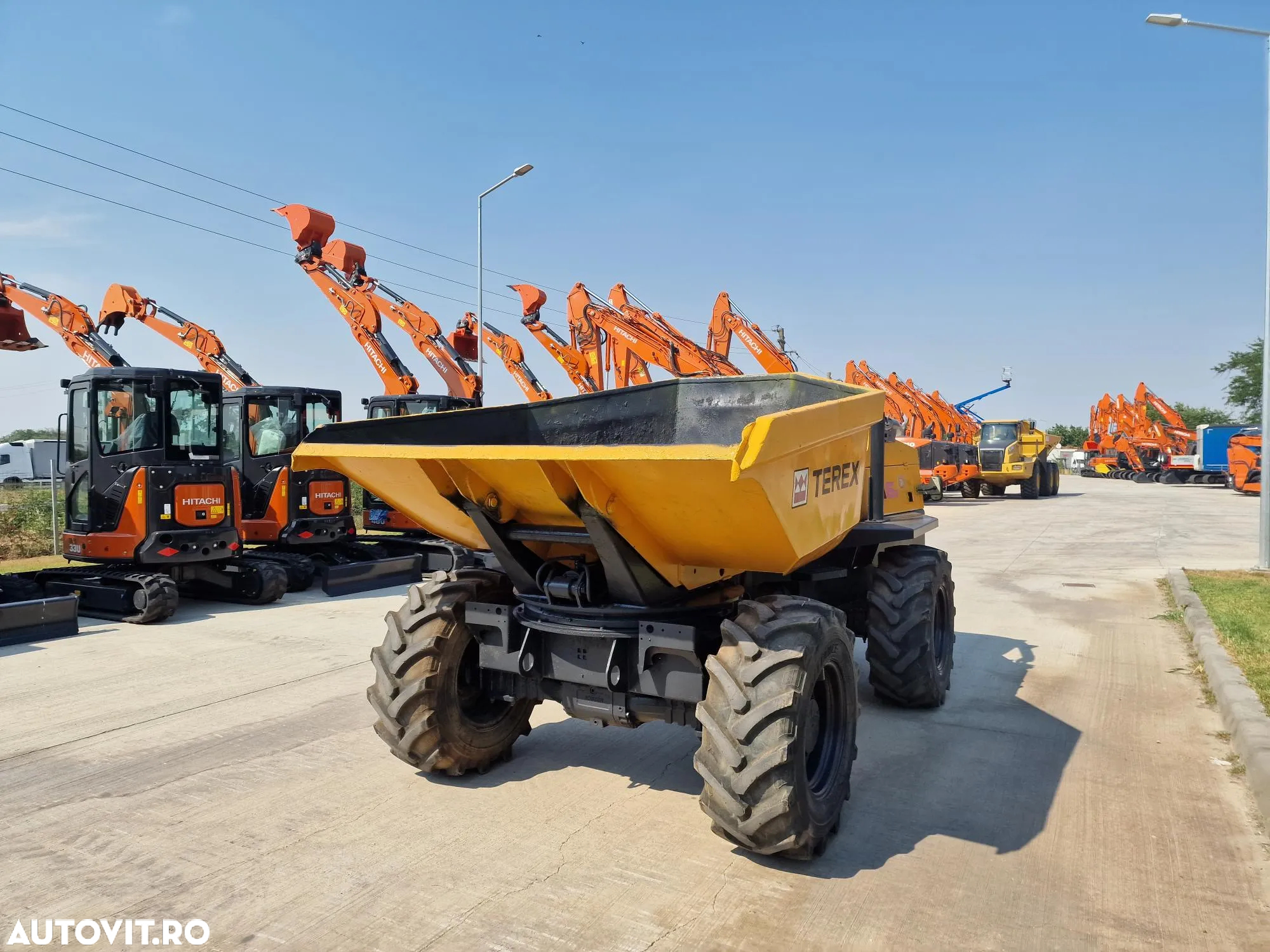 Alta DUMPER 6t TEREX, 4mc, 6t, basc LATERALA,  2.068h, 16900 EUR+tva, motor JCB 75CP, transmisie 4x4, produs in Anglia, Anvelope 90% bune, posiblitate leasing, CONDITIE FOARTE BUNA-PROMOTIE 16.900 EUR+Tva - 10
