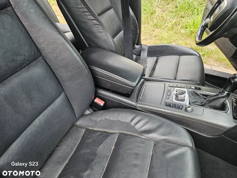 Fotel kierowcy pasażera kanapa grzane boczki skóra Audi A6 C6 2006r sedan - 8