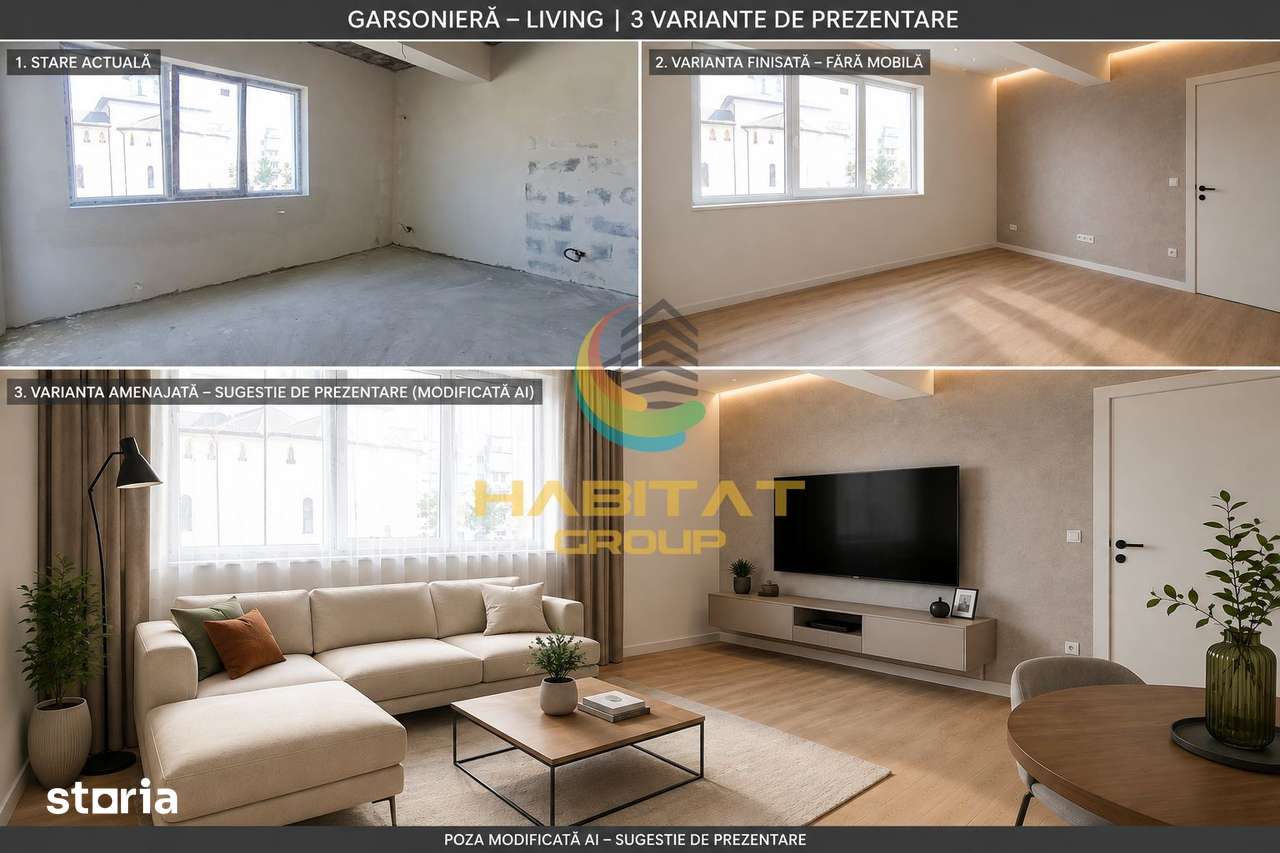 Garsoniera decomandata, balcon, Grand Arena - Comision 0 - Imagine principală: 3/10