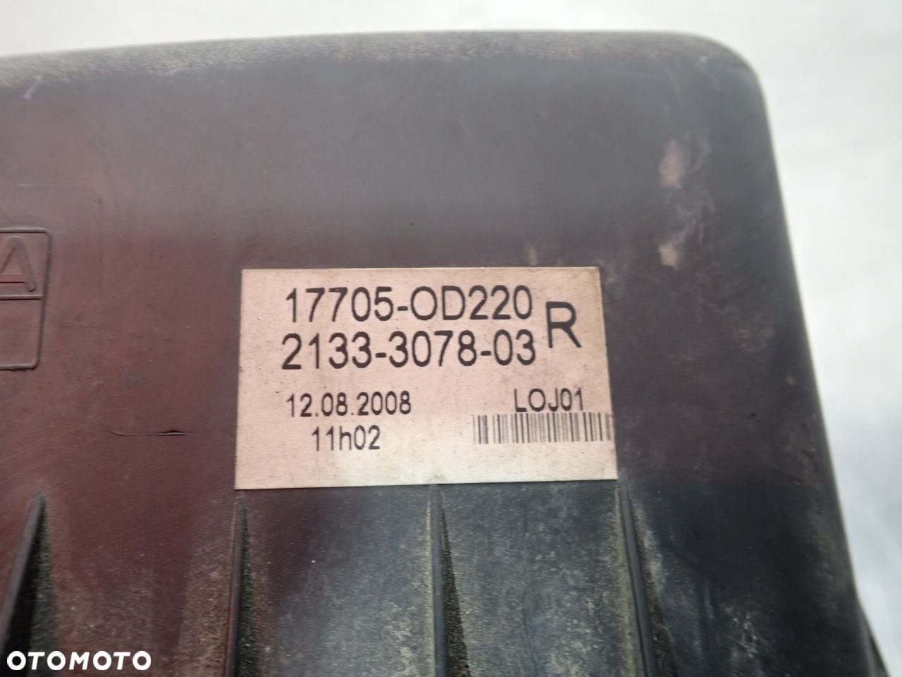 OBUDOWA FILTRA POWIETRZA TOYOTA COROLLA E15 - 8