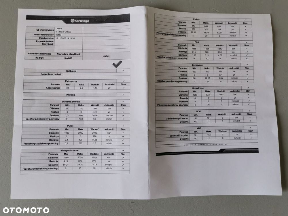 TOYOTA RAV4 IV 2.2 D-CAT WTRYSKI KOMPLET WYDRUK ORYGINAŁ NIEREGENEROWANE - 5