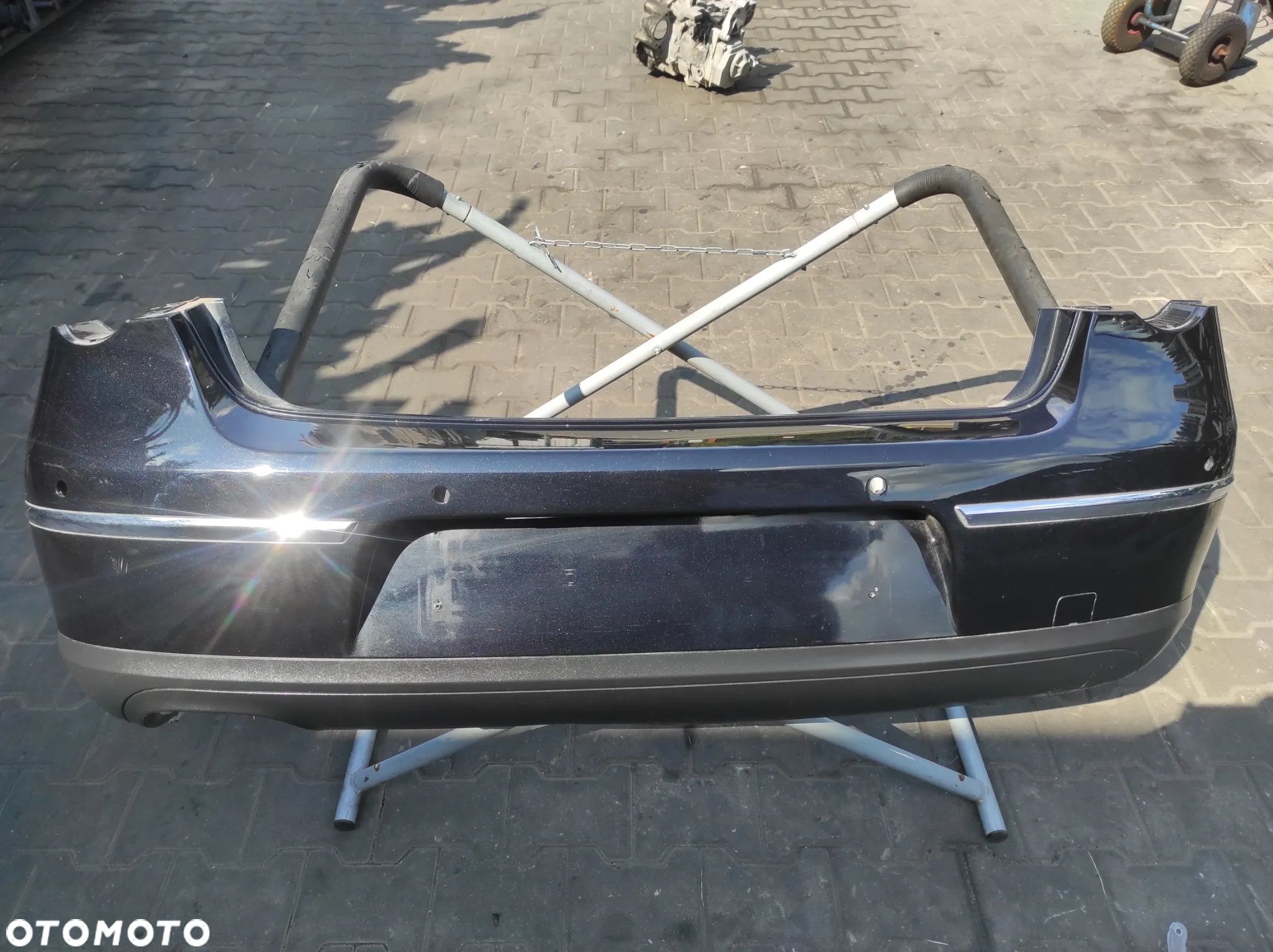 ZDERZAK TYLNY TYŁ VW PASSAT B6 SEDAN CZARNY LC9X WYSYŁKA !!!! - 1