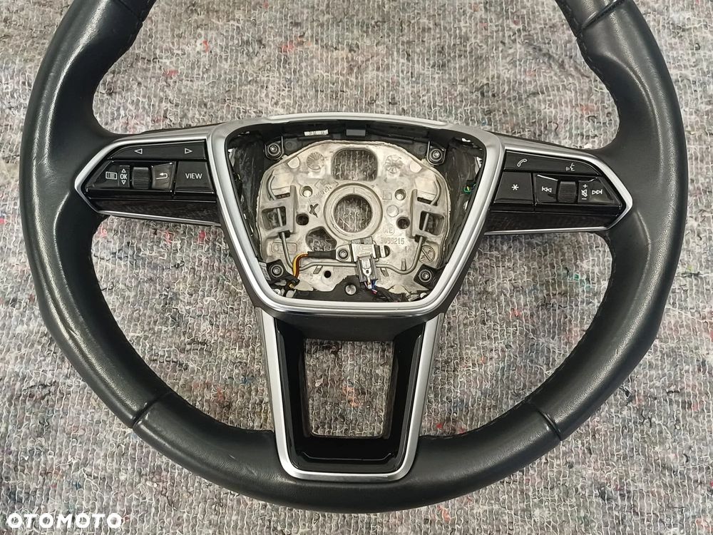 NR 533 Kierownica multifunkcja czarna skóra, łopatki do AUDI A6 C8  4KE419508C - 6
