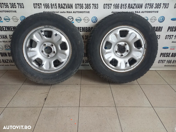 Jante Janta Tabla Rezerva Dacia Duster Nissan 5x114,3 Cu Anvelope 215/65R16 Originale - Dezmembrari Arad