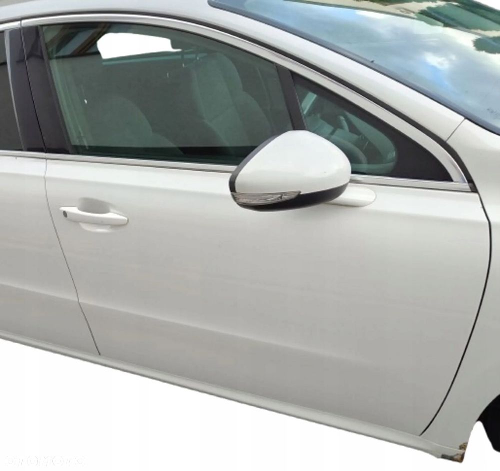 peugeot 508 1 i lift 15-18 drzwi prawe przednie prawy przód białe ewpb - 1