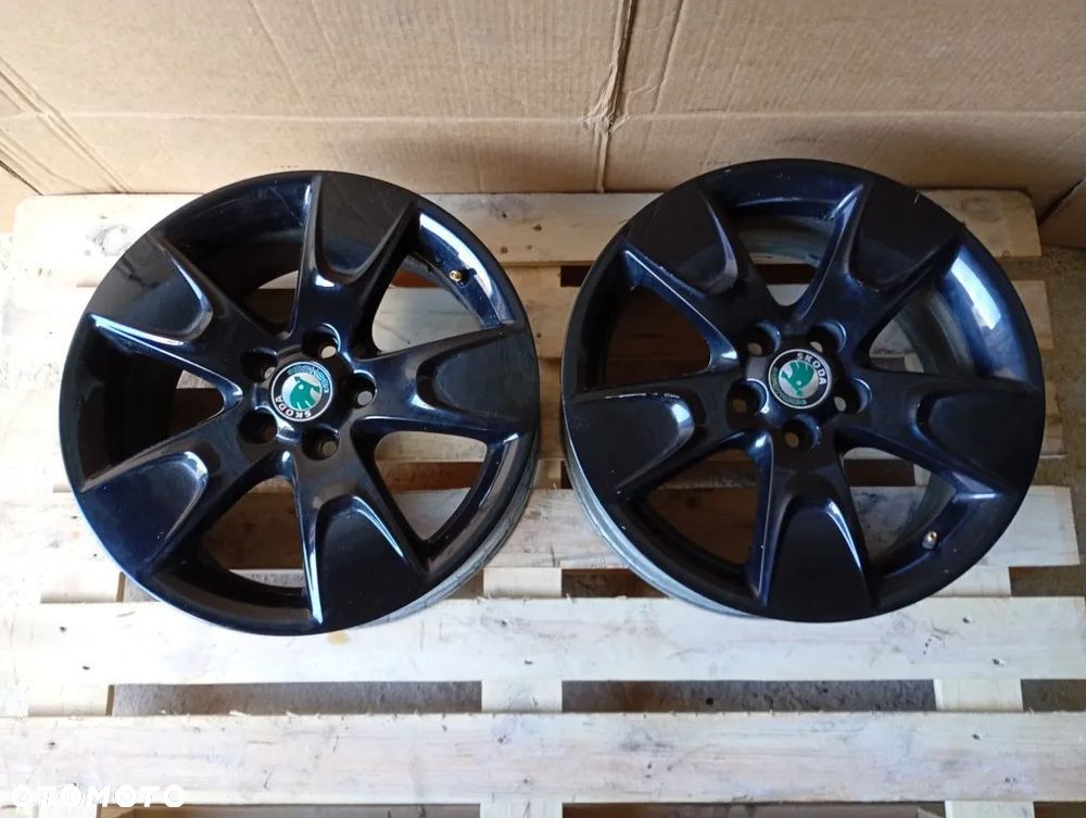 felga aluminiowa r15 6.5jx16h2 et43 5x100 skoda fabia ii 5j0601025d - 1