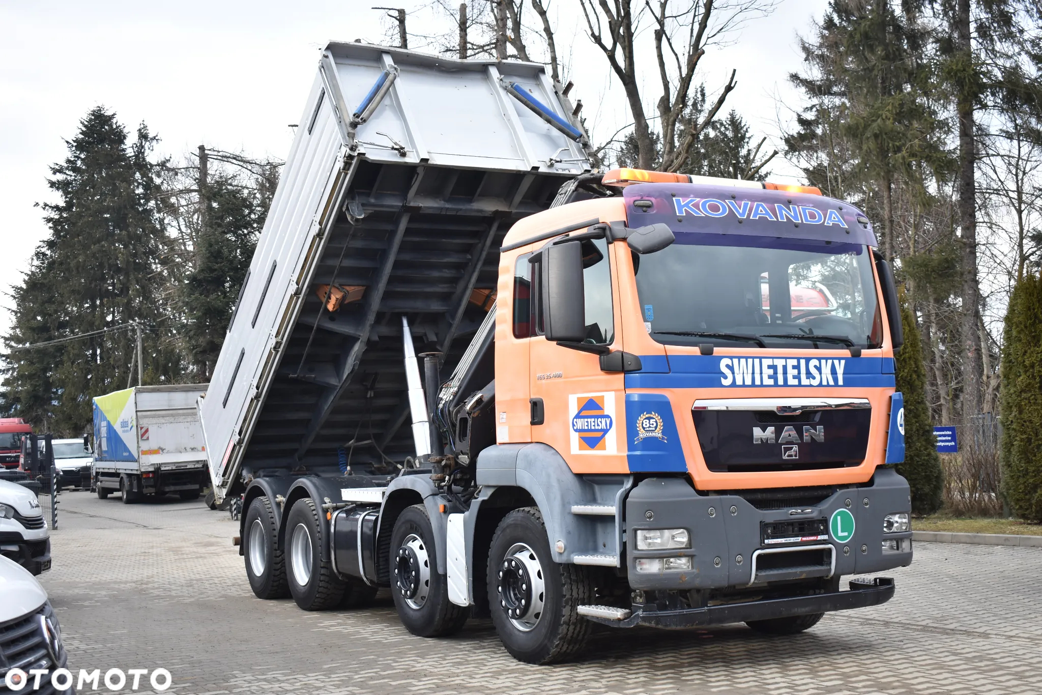 MAN TGS 35.400 Euro5 Wywrotka 8x4 + HDS HIAB XS 144 / Manual/ Resor / Kran/ Crane / Manipulator/ Sprowadzony z Austrii - 18
