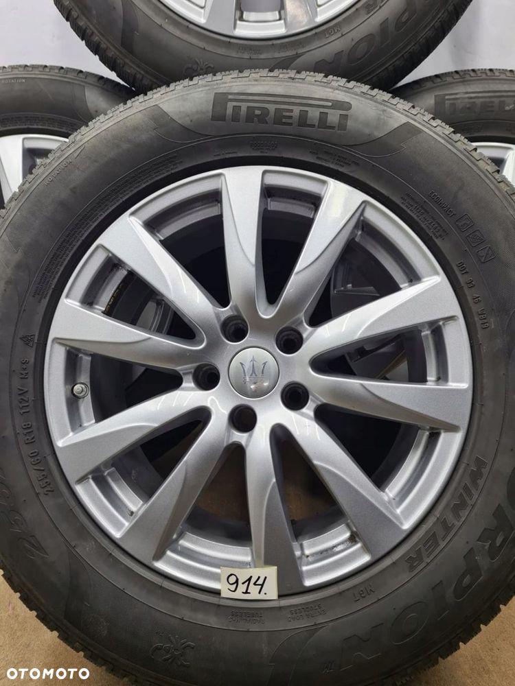 Felgi aluminiowe Maserati Levante 8Jx18H2 ET44 opony zima - 9