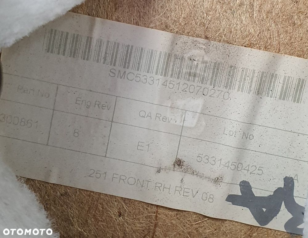 TAPICERKA BOCZEK PRAWY PRZÓD MERCEDES W251 EUROPA - 8