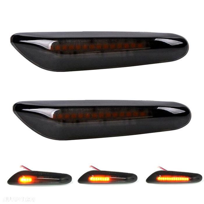 Set 2 semnalizari dinamice LED BMW: E46, E36, E90, E60, E87, etc. - 1