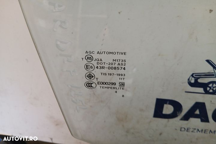 Geam usa fata dreapta 43R-008574 43R-008574 Mitsubishi Space Star 2 [ - 2