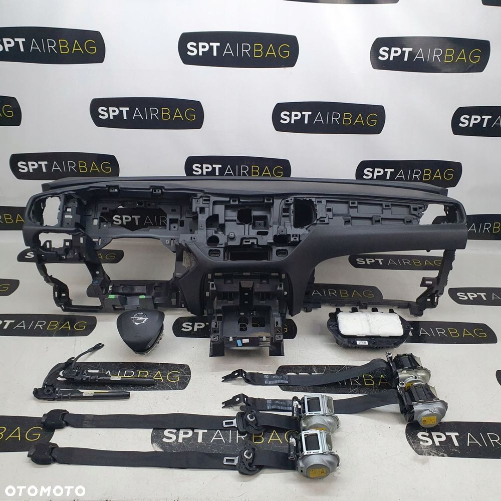 OPEL GRANDLAND LIFT DESKA ROZDZIELCZA KONSOLA KOKPIT PULPIT PODUSZKI AIRBAG AIR BAG PASY KIT SET - 1