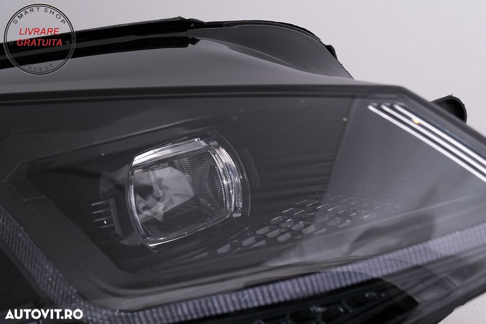 Faruri LED VW Golf 7 VII (2012-2017) Facelift G7.5 Design cu Semnal Dinamic- livrare gratuita - 5