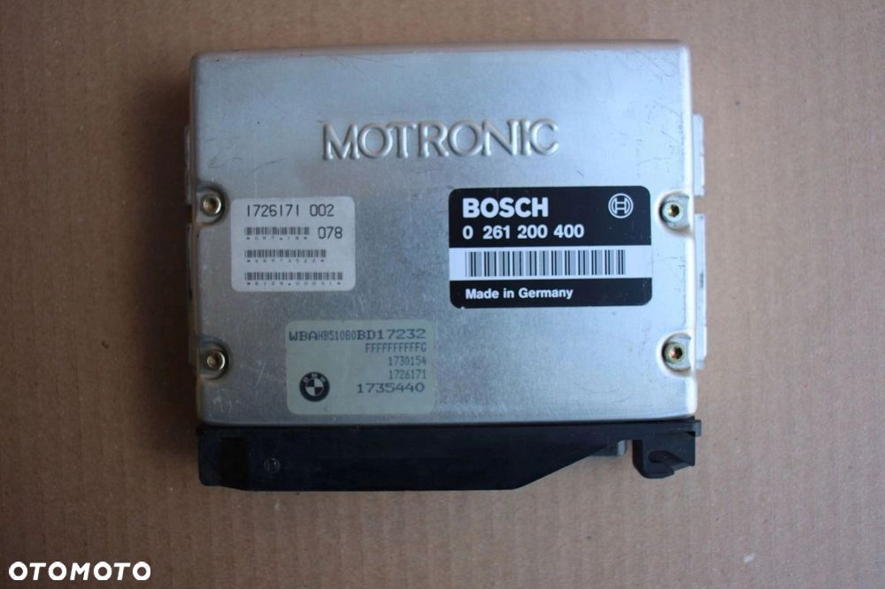 Komputer sterownik silnika BMW e36 e34 m50 2.0 2.5 bez vanosa NV 0261200400 - 1