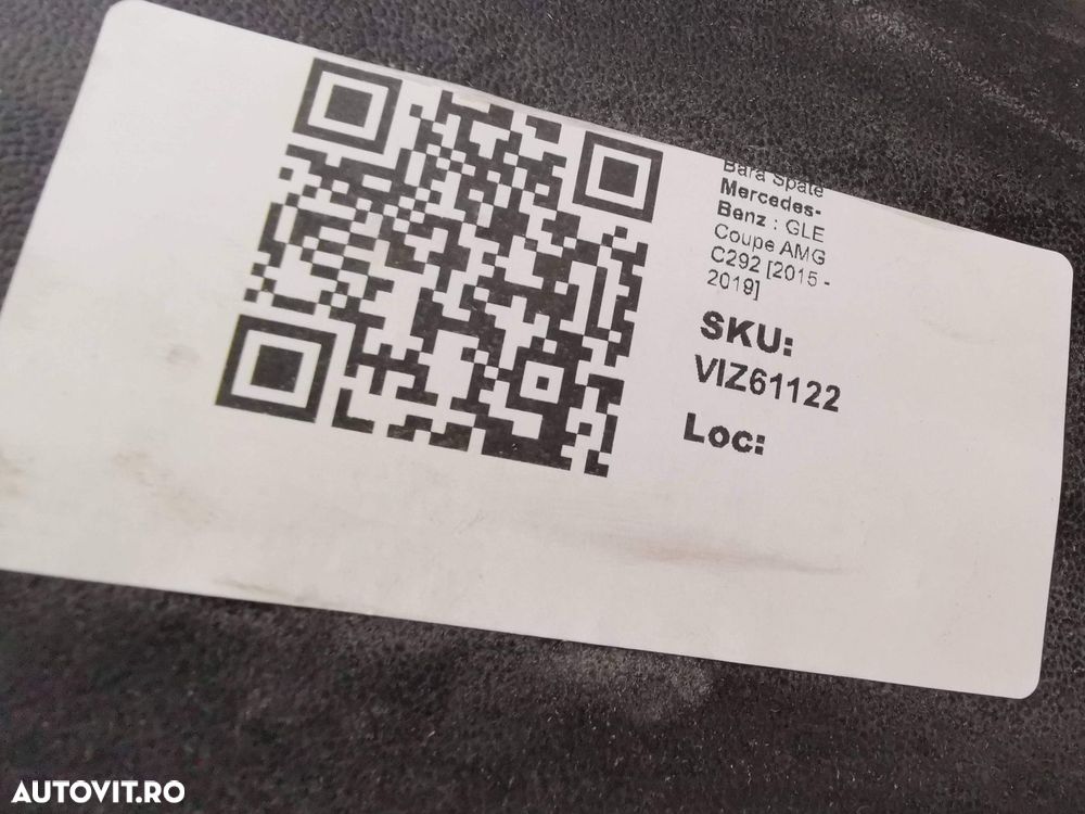 Fusta Spoiler Bara Spate Mercedes-Benz  GLE Coupe AMG C292 [2015 - 201 - 8