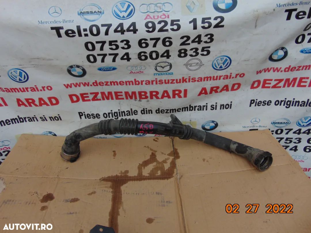 tubulatura intercooler dacia 1.5dci Logan 2 MCv 2 Sandero 2 renault Clio 4 Captur Lodgy Dokker - 1