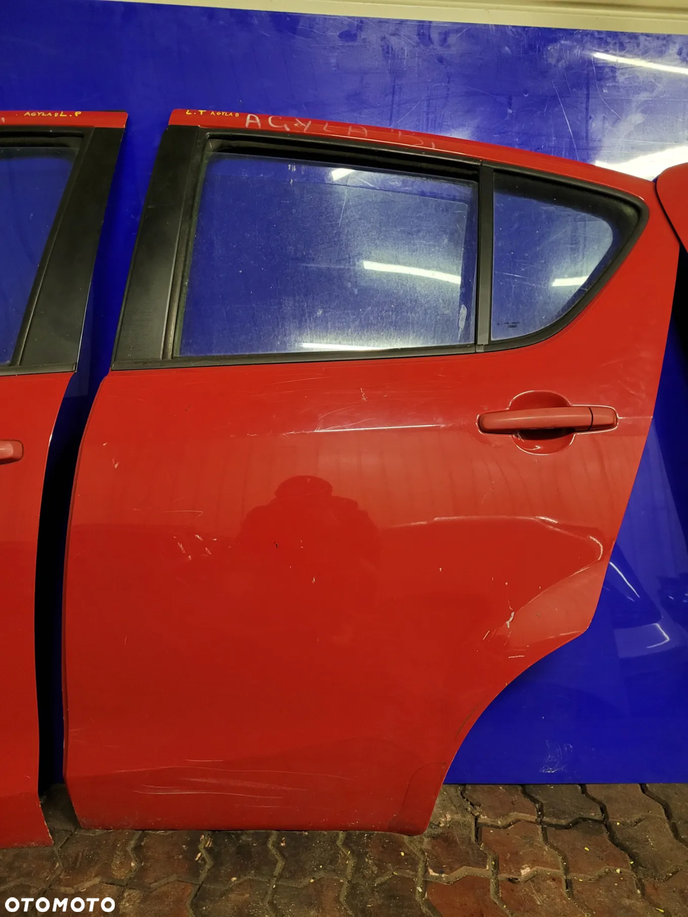 PRZOD LEWY ZAMEK 299 ZŁ DRZWI LEWY TYŁ PRZÓD PRAWY TYŁ CZĘŚCI WYPOSAŻENIA DRZWI OPEL AGILA B - 3