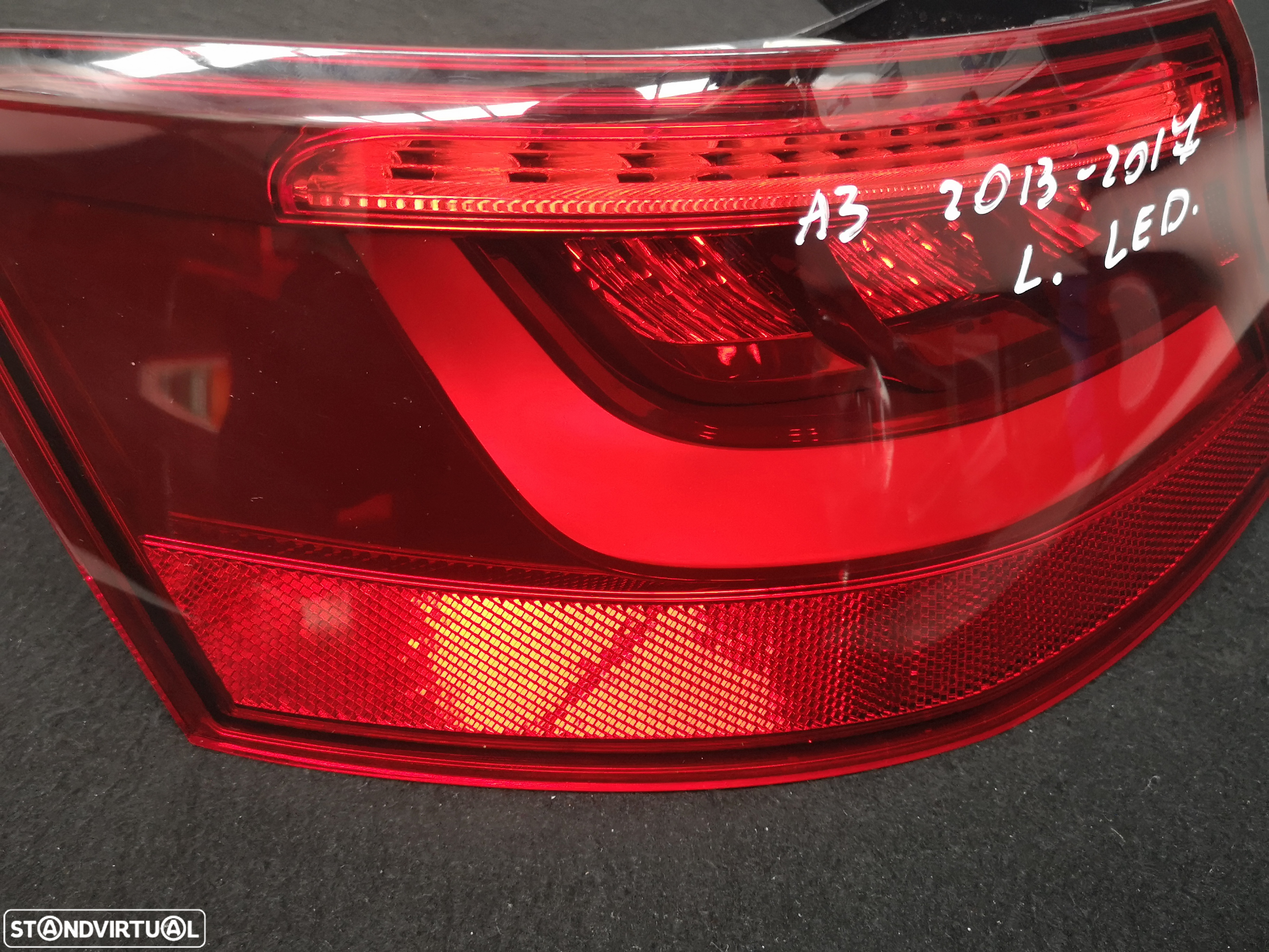 Farolim traseira esquerda Led Audi a3 8v coupe cabrio 2013-2017 - 2