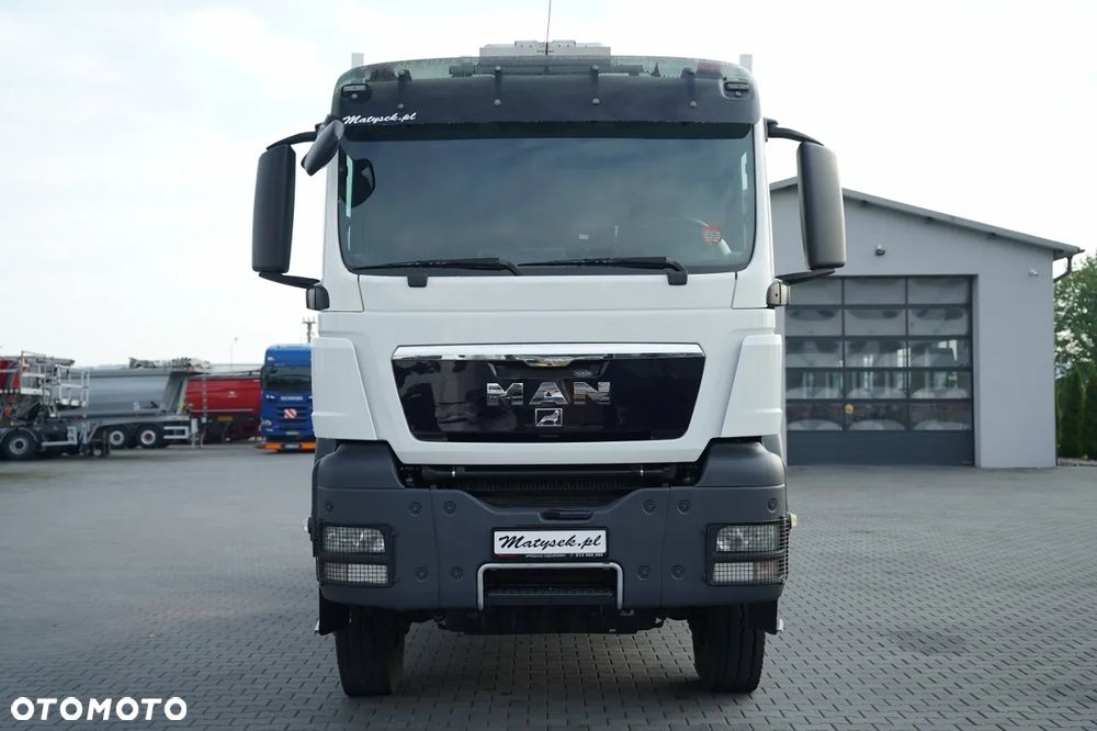 MAN TGS 26.440 / 6x6 / WYWROTKA / HYDROBURTA / BORDMATIC / + HDS PALFINGER PK 33002-EH / STEROWANIE RADIOWE / EURO 5 / - 20