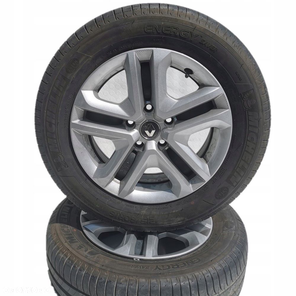 RENAULT TALISMAN KOŁA FELGI STALOWE KOŁPAKI OPONY MICHELIN ENERGY 215/60/16 FELGI STALOWE KOŁPAKI KOMPLET JAK NOWE - 3