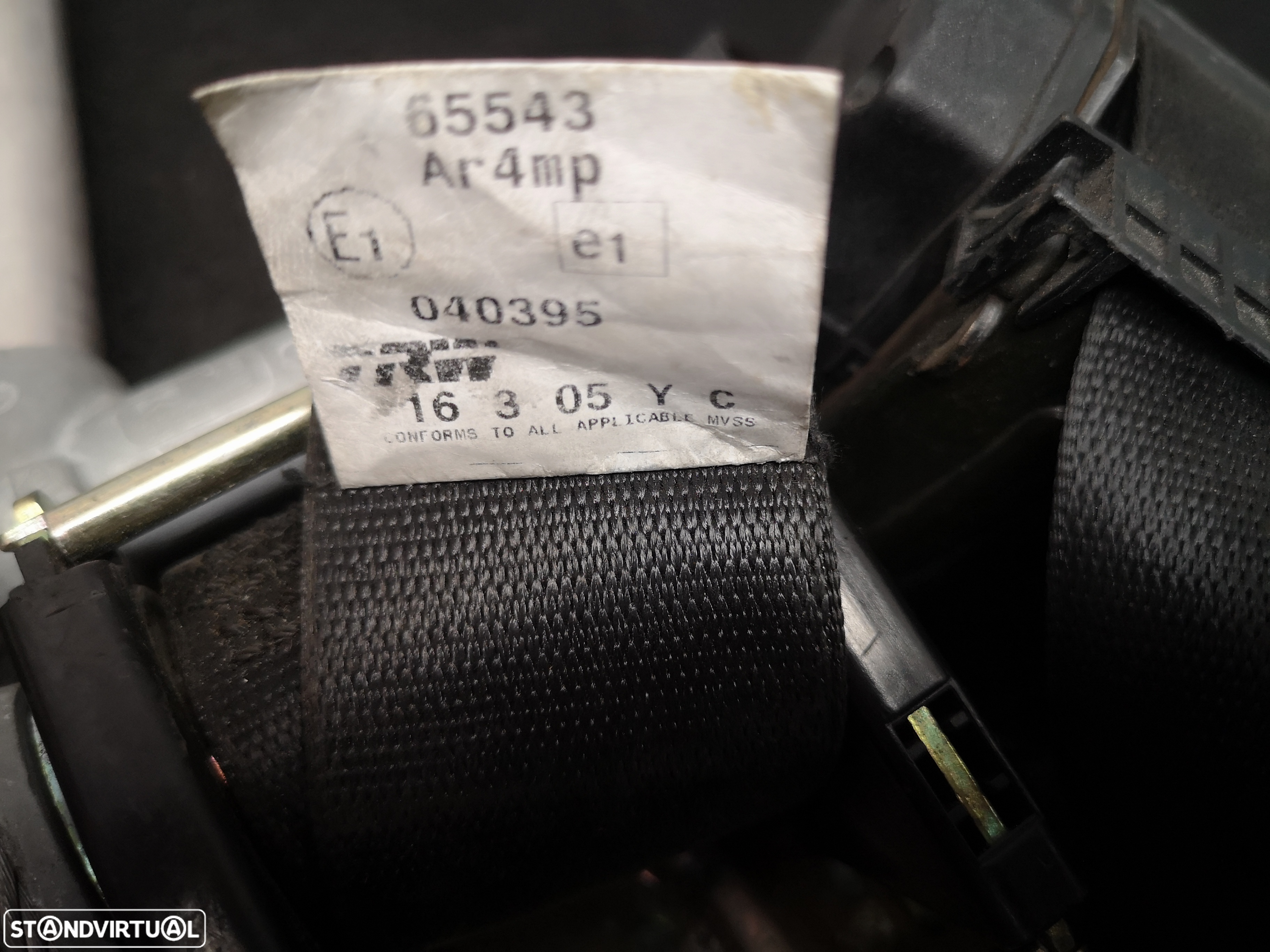 Cinto de Segurança Pre-Tensor traseira esquerda  BMW7 E65 E66 2002-2008 (3x no estoque) - 5