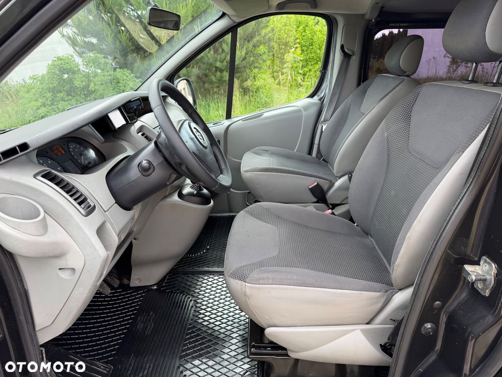 Opel VIVARO L2H1 Długi Klima Dubel Kabina 5os Brygadówka Hak Dźwig - 9