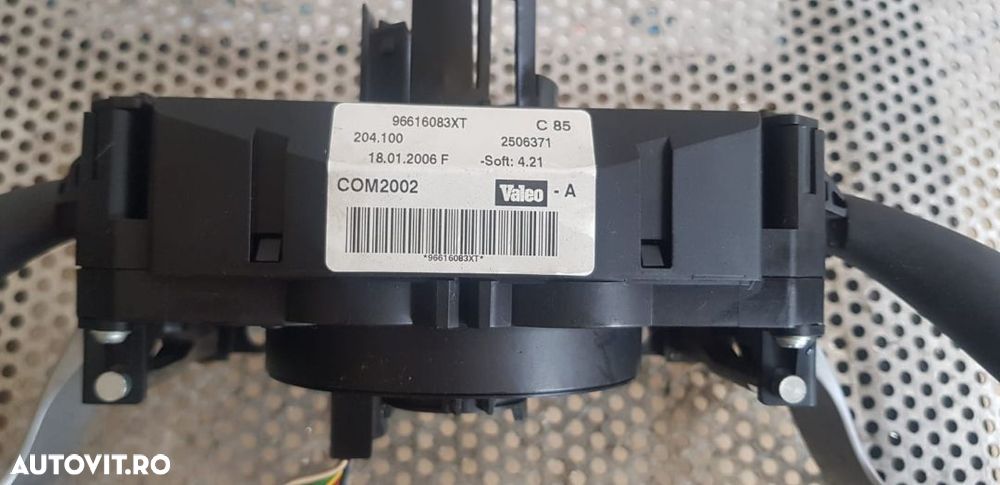 Banda Spira Volan Padele Bloc Lumini Maneta Stergatoare Peugeot 1007 - 8