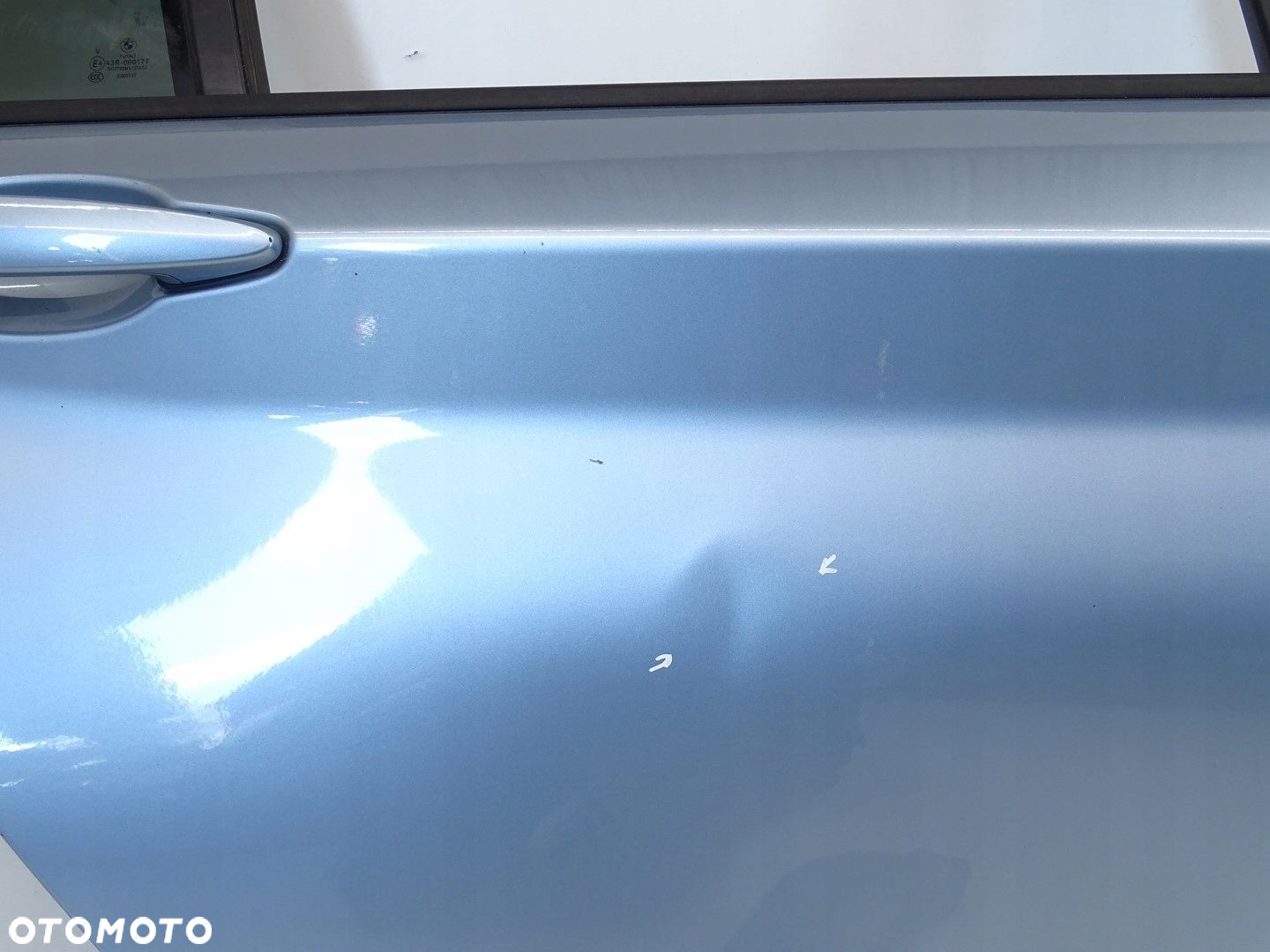 DRZWI PRAWY TYŁ PRAWE TYLNE BMW 1 F20 LIQUID BLUE METALLIC B40 - 4
