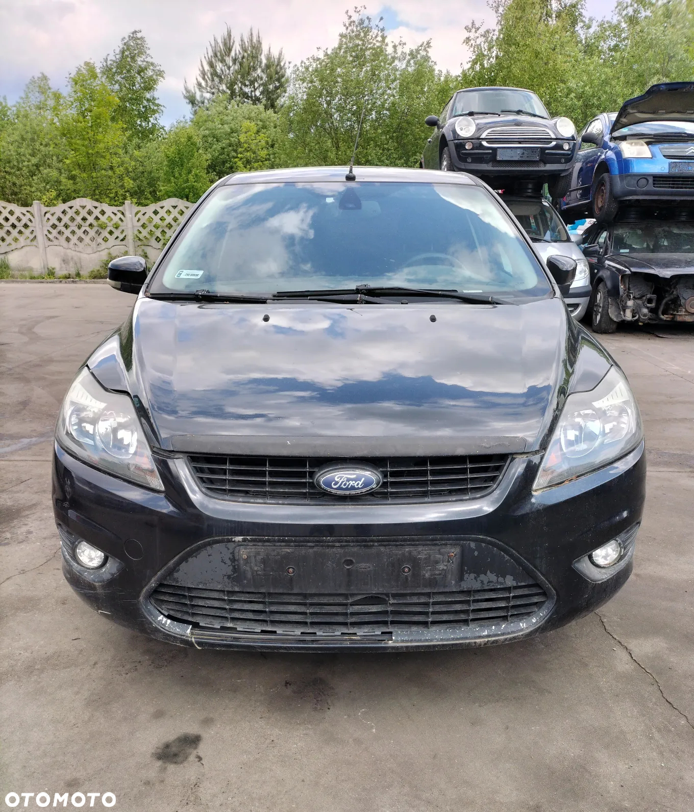DRZWI PRAWE PRZÓD FORD FOCUS MK2 LIFT KOMBI KOD LAK. F3 - 4